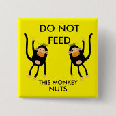 Kids Nut Allergy Warning Button (Vorderseite)