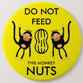 Kids Nut Allergy Warning Button (Vorderseite)