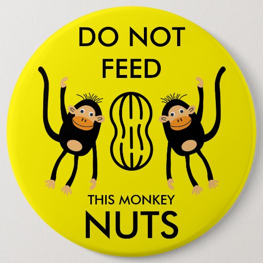 Kids Nut Allergy Warning Button (Vorderseite)