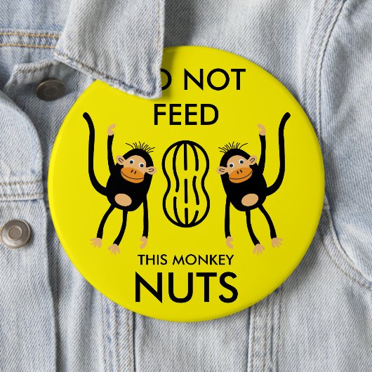 Kids Nut Allergy Warning Button (Beispiel)