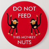 Kids Nut Allergy Warning Button (Vorderseite)