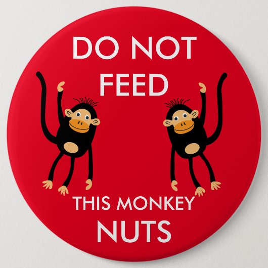 Kids Nut Allergy Warning Button (Vorderseite)