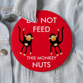 Kids Nut Allergy Warning Button (Beispiel)