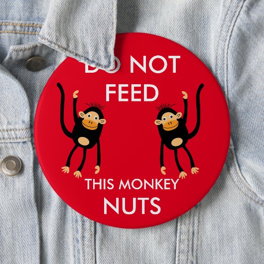 Kids Nut Allergy Warning Button (Beispiel)