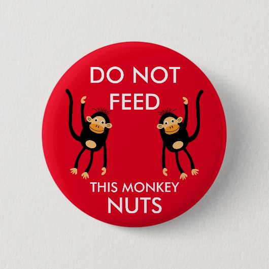 Kids Nut Allergy Warning Button (Vorderseite)