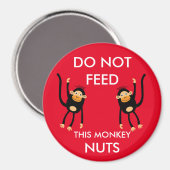 Kids Nut Allergy Warning Magnet (Vorderseite/Rückseite)