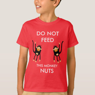 Kids Nut Allergy Warning T-Shirt