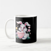 Kids Oaster Bunny Rabbit Pastell Design Springtime Kaffeetasse (Links)