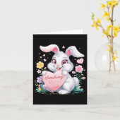 Kids Oaster Bunny Rabbit Pastell Design Springtime Karte (Gelbe Blume)