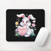 Kids Oaster Bunny Rabbit Pastell Design Springtime Mousepad (Mit Mouse)