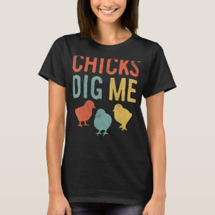 Kids Oaster Chicks Dive Me Retro Vintage Hühner S. T-Shirt