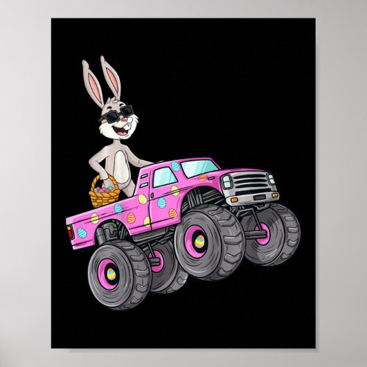 Kids Oaster Rabbit Reitmonster Truck Fun Girls Poster (Vorne)
