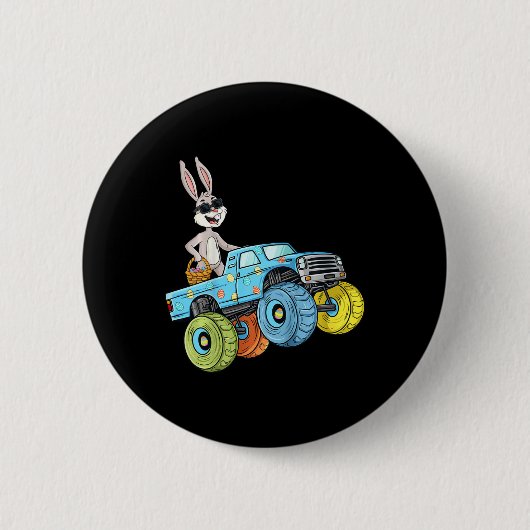 Kids Oaster Rabbit Riding Monster Truck Fun Boys G Button (Vorderseite)
