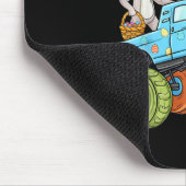 Kids Oaster Rabbit Riding Monster Truck Fun Boys G Mousepad (Ecke)