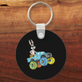 Kids Oaster Rabbit Riding Monster Truck Fun Boys G Schlüsselanhänger (Rückseite)