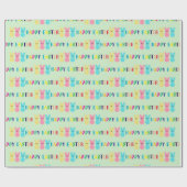 Kids Oaster Wrapping Paper - Spaß & Niedliche Desi Geschenkpapier (Flach)