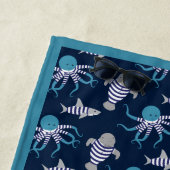 Kids Ocean Animals Swimsud Name Strandtuch (Beispiel)