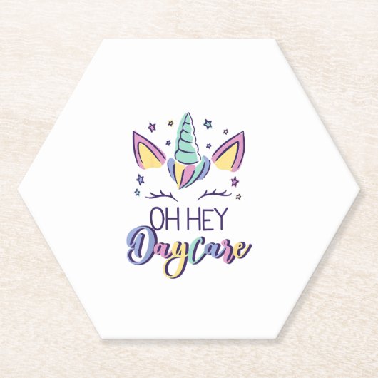 Kids Oh Hey Daycare Vibes First Day Of Daycare Gir Untersetzer (Vorderseite)