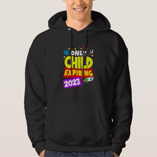 Kids Only Child Expiring 2023 Big Bro Or Big Siste Hoodie (Vorderseite)