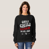 Kids Only Child Expiring March 2024 Baby Announcem Sweatshirt (Vorne ganz)