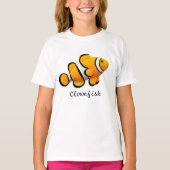 Kids Orange Percula Clownfish T - Shirt (Vorderseite)