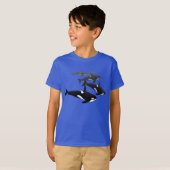 Kid's Orca Whale Sweatshirt Killer Whale Shirts (Vorne ganz)