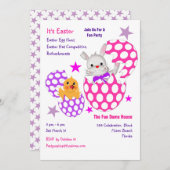 Kids Oster 2018 Party zur Eroberung von Eizellen Einladung (Vorne/Hinten)