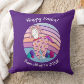 Kids Oster Sonniges Einhorn im Bunny Anzug Bunnico Kissen (Decke)