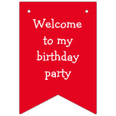 Kids Painted Handprints Art Party Birthday Bunting Wimpelkette (Zweite Fahne)