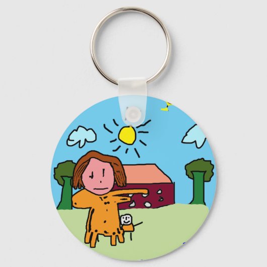 Kids Painting Schlüsselanhänger (Vorderseite)