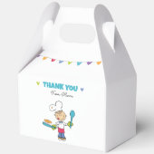 Kids’ Pancake Party Favor Box Geschenkschachtel (Rückseite)