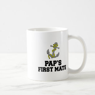 Kids Papas Erster Maat Enkel Enkelin Boot  Kaffeetasse