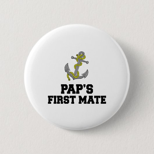 Kids Pap's Erster Maat Enkel Enkelin Boot  Button (Vorderseite)