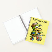 Kids Parrot Sketch Notebook Notizblock (Innenseite)