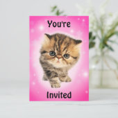 Kid's Party Einladung (Stehend Vorderseite)