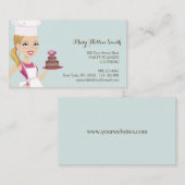 Kids Party Event Organizer Cake Designer Card Visitenkarte (Vorne/Hinten)