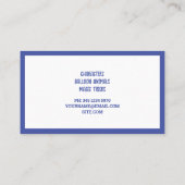 Kids Party Planer Visitenkarte (Rückseite)