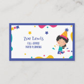 Kids Party Planer Visitenkarte (Vorderseite)