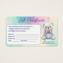 Kids Party Planner Pastor Teddy Bear QR-Logo