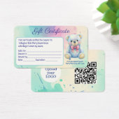 Kids Party Planner Pastor Teddy Bear QR-Logo (Schreibtisch)