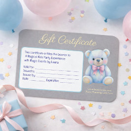 Kids Party Planner Pastor Teddy Bear QR-Logo