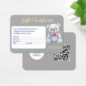 Kids Party Planner Pastor Teddy Bear QR-Logo (Schreibtisch)