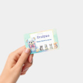Kids Party Planner Pastor Teddy Bear QR-Logo Ausweis (Handheld)
