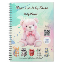 Kids Party Planner Pastor Teddy Bear QR-Logo