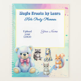 Kids Party Planner Pastor Teddy Bear QR-Logo Planer