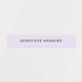 Kids Pastellnamenszeichen Etiketten (Design 1)