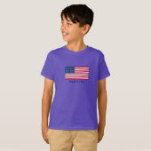 Kids Patriotic Flag T - Shirt (Vorne ganz)