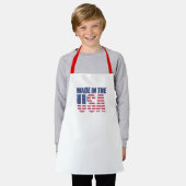 Kids Patriotic Schürze (Getragen)