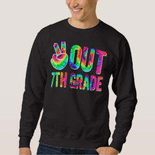 Kids Peace Out 7th Grade Abschluss am letzten Tag  Sweatshirt