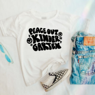 Kids Peace Out Kindergarten T - Shirt